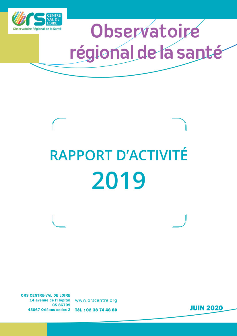 Couverture du rapport d'activité 2019