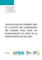 Rapport commission droits des usagers - 2024