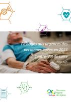 Passages aux urgences des personnes âgées en 2023 en Centre-Val de Loire