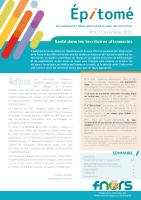 Épitomé : Un condensé de l'Observation santé au coeur des territoires #10 : Santé dans les territoires ultramarins